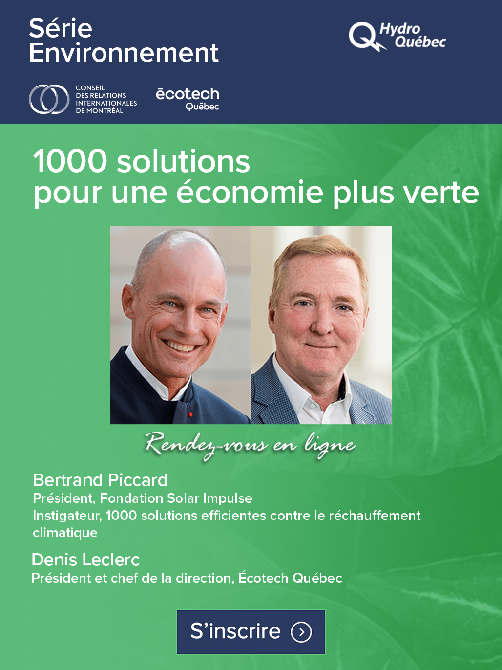 1000 solutions pour une économie plus verte | Conseil des relations internationales de Montréal (CORIM)