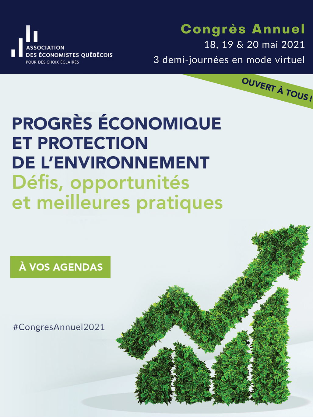 Progrès économique et protection de l'environnement : Défis et opportunités pour le secteur privé | Association des économistes québécois