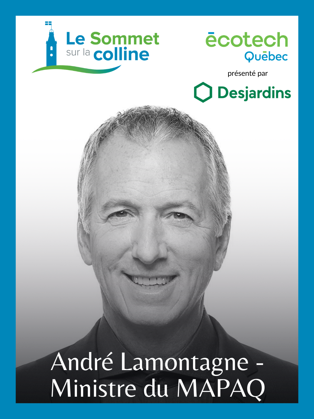 Sommet sur la colline - André Lamontagne, ministre de l'Agriculture, des Pêcheries et de l'Alimentation